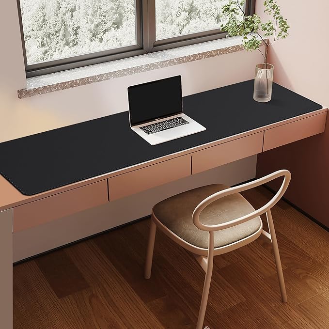 Mydours 59" x 15.7" Oversized PU Leather Desk Mat - Image 3