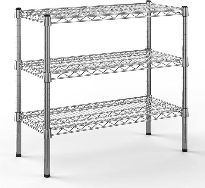 Regal Altair 14" Deep x 30" Wide x 27" Height Wire Shelving Kit | 3-Tier | NSF by Regal+Altair