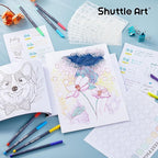 Shuttle Art Fineliner Pens, 100 Colors 0.38mm Fineliner Color Pen Set Fine Line - Image 5