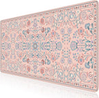 iCasso Desk Mat for Keyboard and Mouse, Large Mouse Pad, Desk Pad Mat, - Image 6
