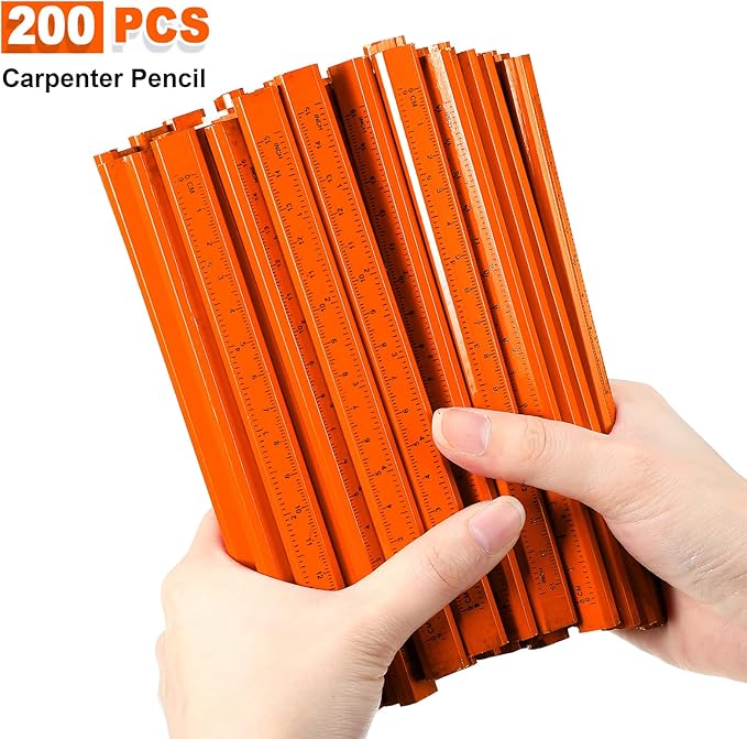 Honoson 200 Pcs Flat Construction Pencils - Image 3