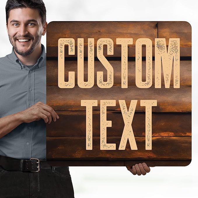 Custom Sign, Custom Street Sign, 11 Font Colors, 13 Font Styles, 4 Hole Options - Image 2