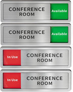 2 Pack Conference Room Office Door Signs Do Not Disturb, In Use/Available by Abudada