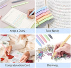 FIOVER Colored Pens, 12 Pack Colorful Gel Pens, Quick-Dry 0.7mm Medium Point - Image 7