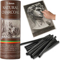 Trzzyan 25 PCS Willow Charcoal Sticks, and Fine Art, 5.7 Inches Long by Unknown