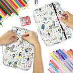 YOUSHARES Colored Pencil Case 220 Slots Pen Case Organizer - Image 4