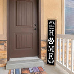LuZhiQiang Front Porch for Welcome To Our Home Standing Sign 45"X9" Vertical - Image 5