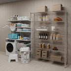 Regal Altair 14" Deep x 60" Wide x 74" Height Wire Shelving Kit | 6-Tier | NSF - Image 2