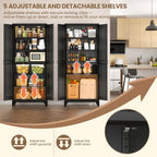 75" metal storage cabinet, garage cabinet with doors, package contents