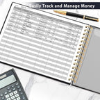 HAUTOCO Hardcover Accounting Ledger Book - Image 2