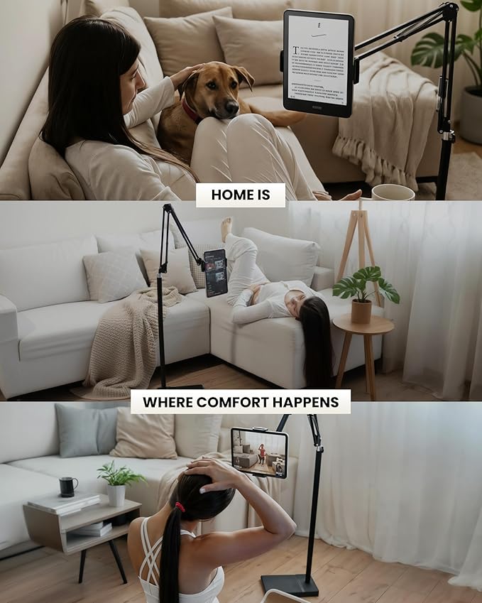 2-in-1 Tablet Floor Stand with tablet stand - Image 8