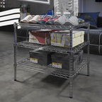 Regal Altair 24" Deep x 30" Wide x 27" Height Wire Shelving Kit | 3-Tier | NSF - Image 2