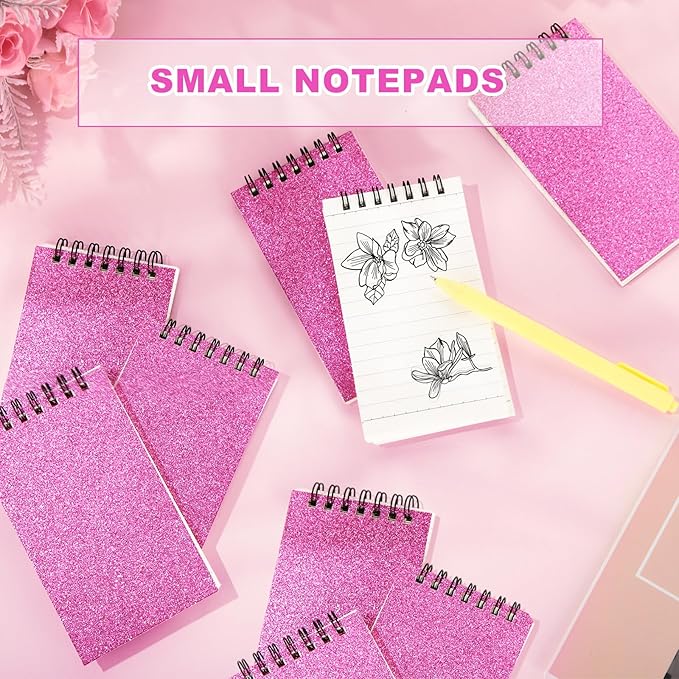 Tenceur 2 Pcs Pocket Notebook Small 3x5 Inch Spiral Notepads Mini Top Bound - Image 6