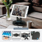 EHO iPad Stand, 360° Rotating Commercial Tablet Stand, Retail Kiosk, Microsoft - Image 6