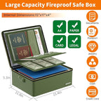 ENGPOW Fireproof Document Box, Hard Fireproof Box - Image 6