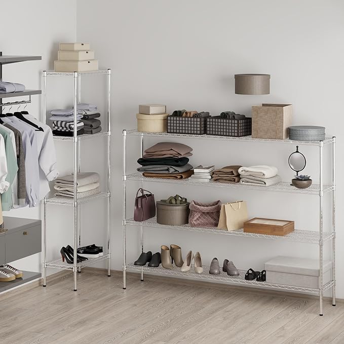 Regal Altair 14" Deep x 72" Wide x 54" Height Wire Shelving Kit | 4-Tier | NSF - Image 7