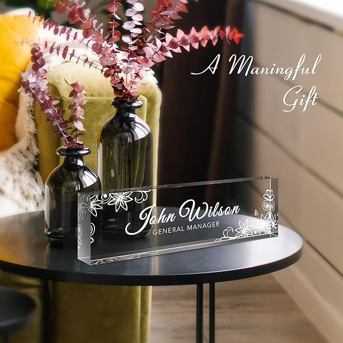 SalaGraphics Custom Engraved Acrylic Name Plates - Image 3