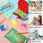 96 Pieces Pencil Sharpeners for Kids Colored Pencil Sharpeners Manual Double - Image 6