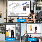H-Qprobd 40"x30" Magnetic White Board Dry Erase Wall Mount Whiteboard - Image 7
