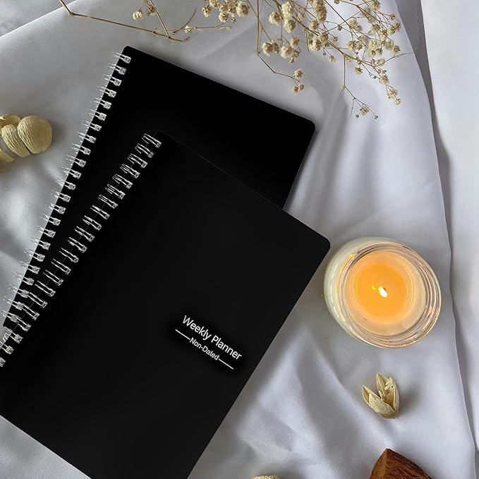 Undated Weekly Planner, Weekly Goals Notebook, A5 To Do List Planner, Habit - Image 5