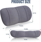 KAYI Lumbar Support Pillow for Car, Memory Foam Lumbar Pillow - Image 2