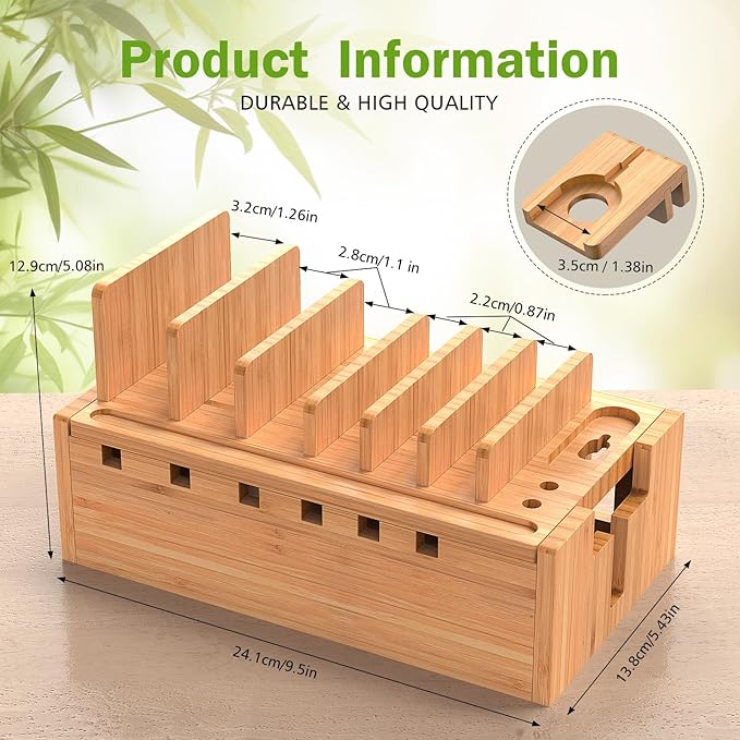 Pezin & Hulin Bamboo Charging Station - Image 8