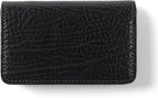 Leatherology Premium Ebony Business Card Case, Magnetic Closure ID Holder by Leatherology