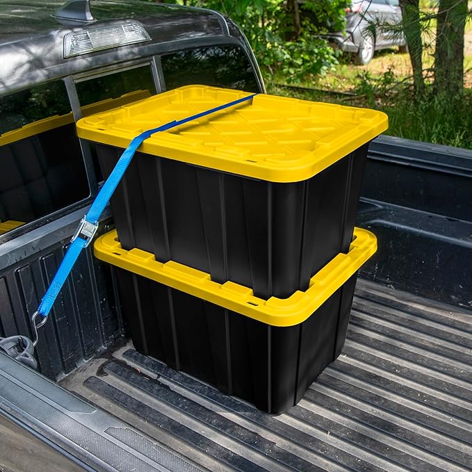 Sterilite 6-Pack Industrial Tote, Plastic Storage Container Bins - Image 5