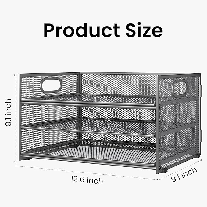 Subekyu 3 Tier Paper Letter Tray Organizer - Image 3