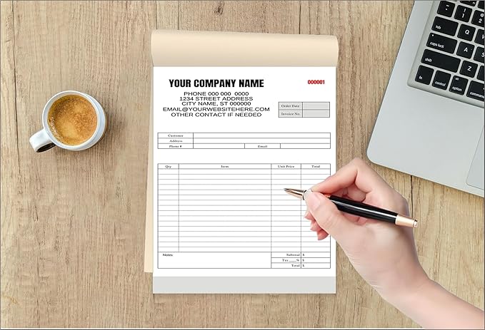 Custom Carbonless Invoice Book - Image 4