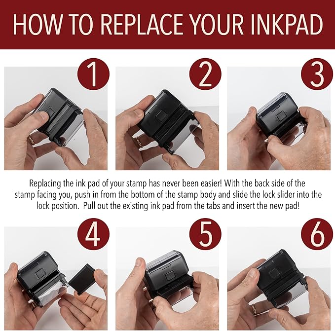 Self Inking Modern Address Stamps | Custom Return Address Stamper - Image 5