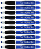 Personalized Pens with Gel Highlighter and Stylus -200 Pack Bulk-Free Imprint - by Sypen