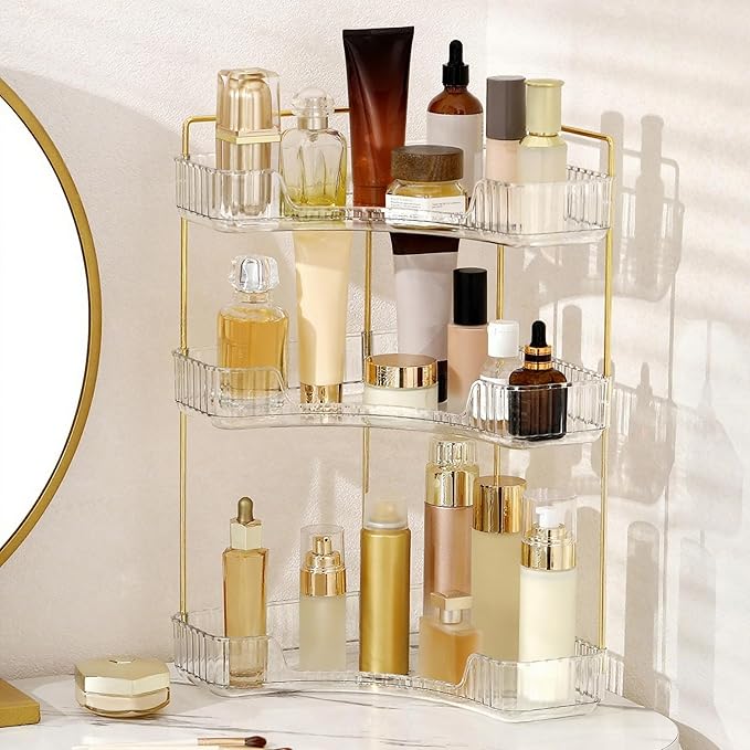 YCIA&DONE Corner Bathroom Counter Organizer, Makeup Organizer - Image 5