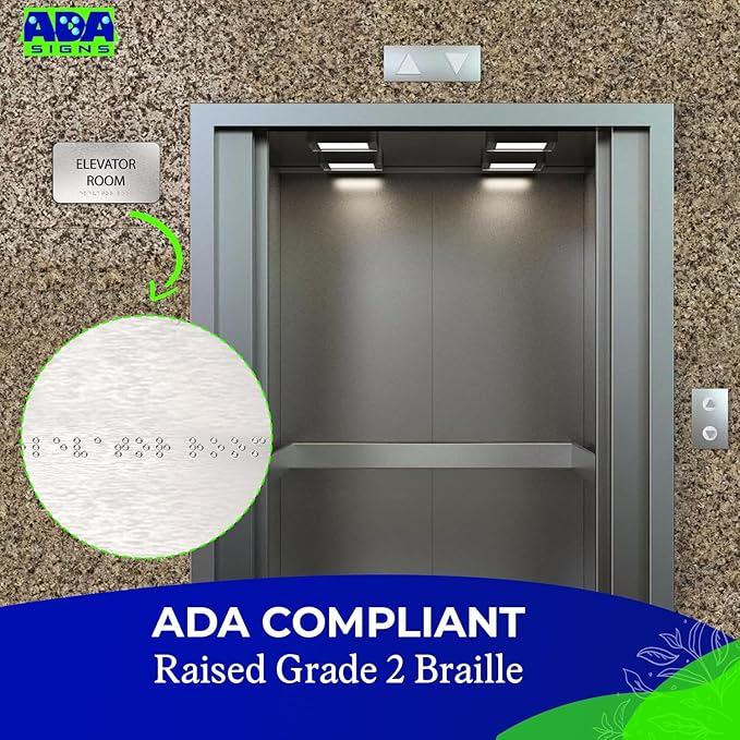 ADA Elevator Room Sign for Business - Image 7
