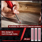 Zhehao 120 Pieces 2.8 mm Carpenter Pencils Lead Refills HB Refill - Image 3