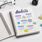 EMSHOI Graph Spiral Notebook 4 Pack, A5 Graph Paper Notebook/Journal, - Image 6