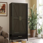 SUPEER Metal Wardrobe Cabinet - Image 8
