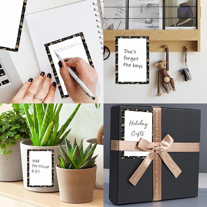 SXboxing Sticky Notes 4X6 Inches, 2 Pack Large Cute Self-Stick Pads, Bright - Image 2