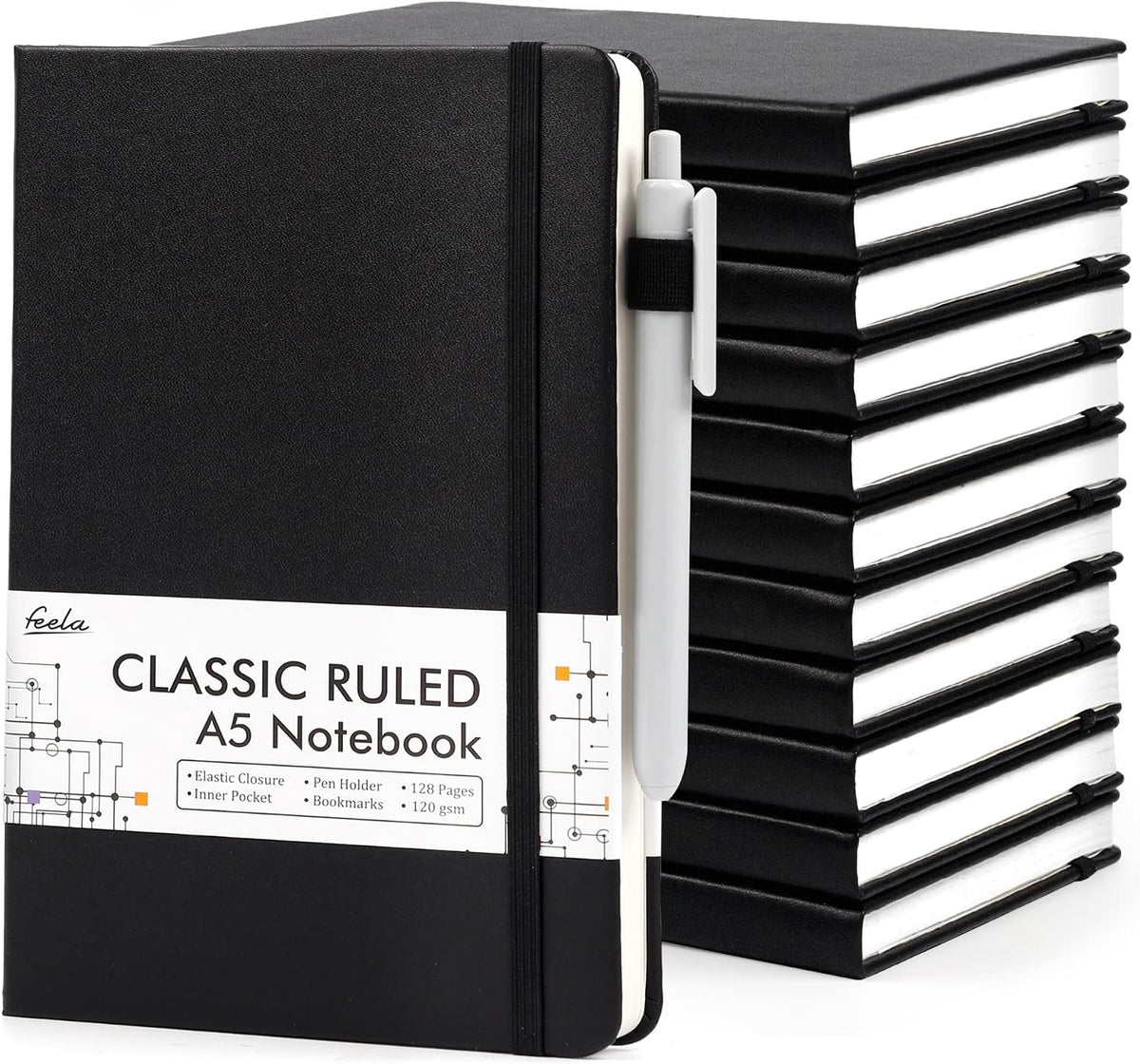 12 Pack Notebooks Journals Bulk