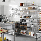 Regal Altair 14" Deep x 48" Wide x 86" Height Wire Shelving Kit | 8-Tier | NSF - Image 2