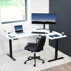 VIVO Electric Corner 63 x 47 inch L-Shaped Standing Desk, Memory Height - Image 7