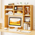 Tangkula Desktop Bookshelf, 3-Tier Desk Display Rack Organizer - Image 2