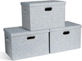 Graciadeco Large 17" 36 Quart Collapsible Stackable Storage Bins by GraciadecoStorage