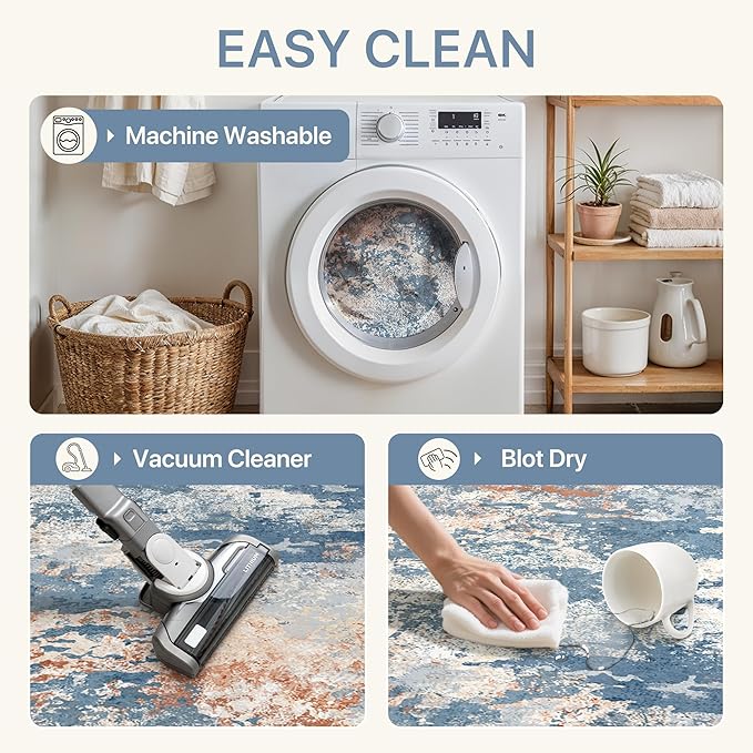 GENIMO Washable Rugs 8x10 Area Rugs - Image 5