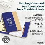 DISCOUNT PROMOS Custom Eco Friendly Spiral Notebooks - Image 4