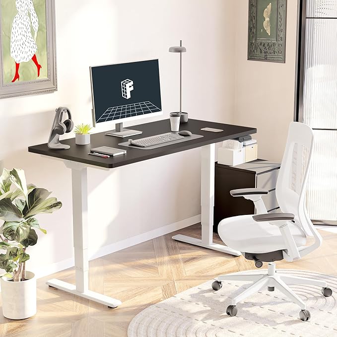 FLEXISPOT E6 3-Stage Dual Motor Electric Standing Desk 48 x 30 Sit Stand Up Desk - Image 2