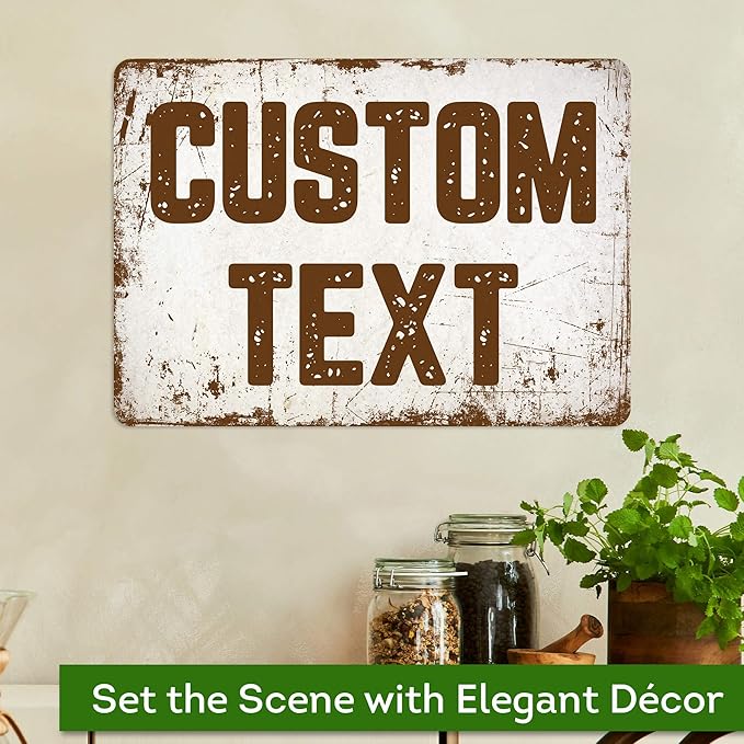 Custom Sign, Custom Street Sign, 11 Font Colors, 13 Font Styles, 4 Hole Options - Image 4