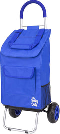 dbest products Trolley Dolly Blue Foldable Shopping cart by dbestproductsInc