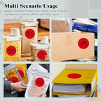 3 Inch Round Colored Dot Stickers, 4 Rolls in Dispenser Box - Image 7
