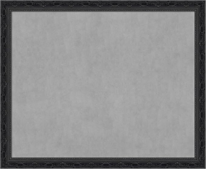 Amanti Art Black Framed Magnetic Board 36x44 X-Large Vision Board by AmantiArt